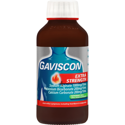 Gaviscon Extra Strength Peppermint Heartburn & Indigestion Relief Liquid 300ml