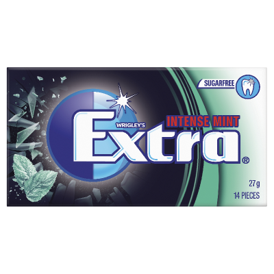 Wrigley's Extra Intense Mint Sugarfree Gum 14pk