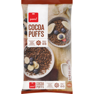 Pams Cocoa Puffs Breakfast Cereal 500g