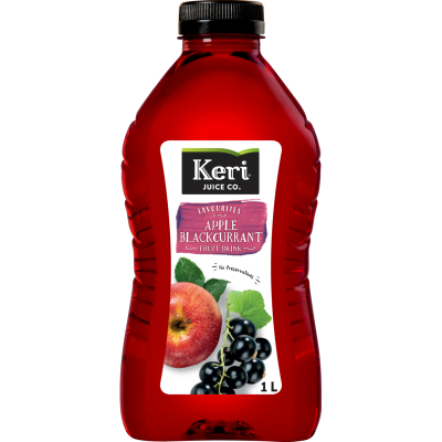 Keri Favourites Apple & Blackcurrant Fruit Drink 1l