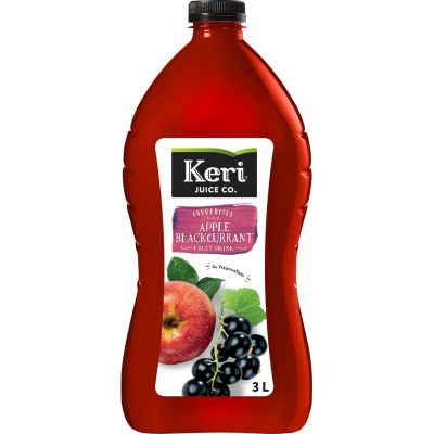 Keri Favourites Apple & Blackcurrant Fruit Drink 3l