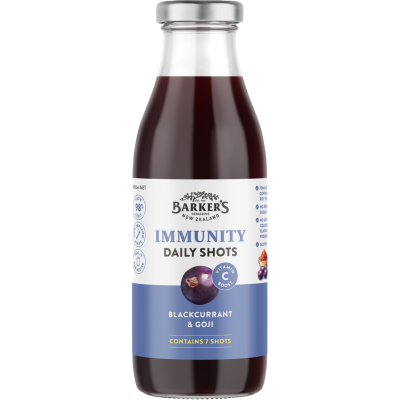 Barker's Blackcurrant & Goji Immunity Daily Shots 490ml