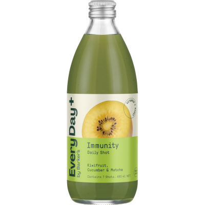 Barker's Kiwifruit Cucumber & Matcha Immunity Daily Shot 490ml