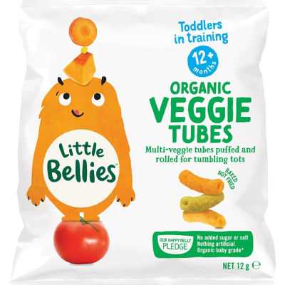 Little Bellies Organic Veggie Tubes 12+ Months 12g