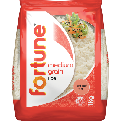 Fortune Medium Grain Rice 1kg