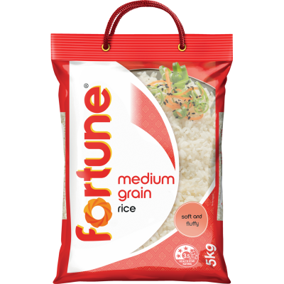 Fortune Medium Grain Rice 5kg – GoPotatoes