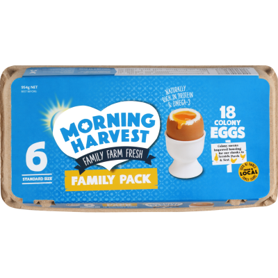 Morning Harvest Colony Size 6 Eggs 18pk