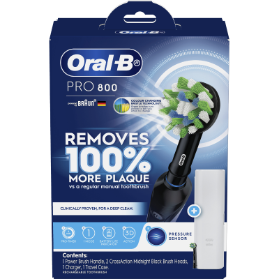 Oral-B Pro 800 Cross Action Electric Brush Kit 1pk