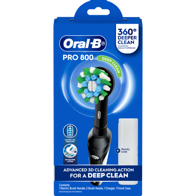 Oral-B Pro 800 Deep Clean Electric Brush Kit 1pk