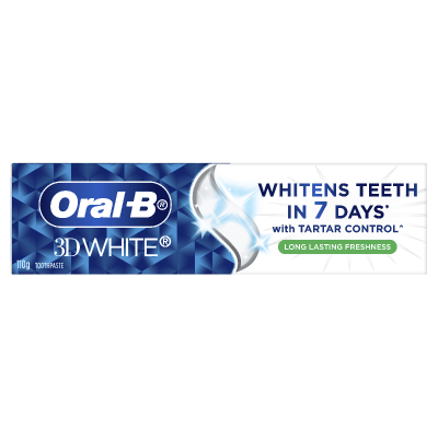 Oral-B 3D White Tartar Control Long Lasting Freshness Toothpaste 110g