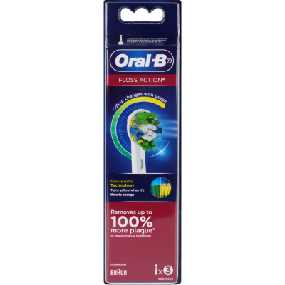 Oral-B Floss Action Brush Heads 3pk