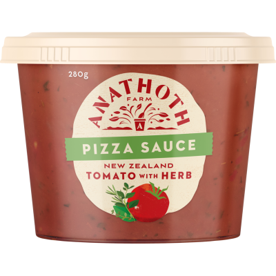 Anathoth Farm New Zealand Tomato With Herb Pizza Sauce 280g