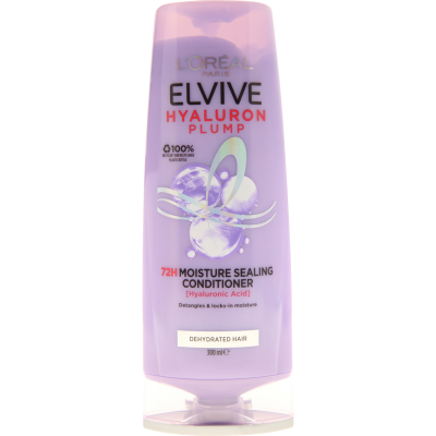 L'Oreal Paris Elvive Hyaluron Plump 72H Moisture Sealing Conditioner 300ml