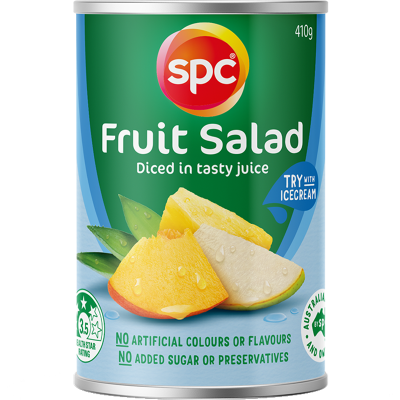 SPC Fruit Salad Diced In Tasty Juice 410g