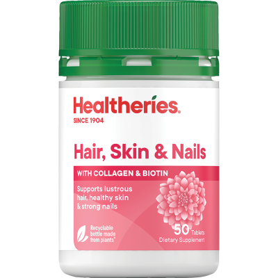 Healtheries Hair Skin & Nails Tablets 50pk