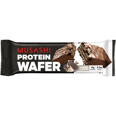 Musashi Cookies & Cream Protein Wafer 40g