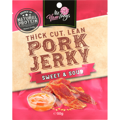 Mr Hamfreys Sweet 'N Sour Pork Jerky 50g