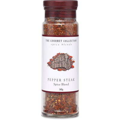 The Gourmet Collection Pepper Steak Spice Blend 140g