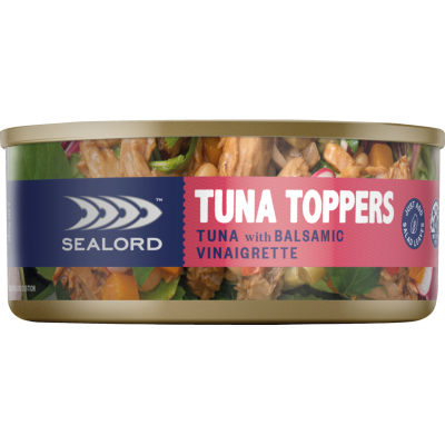 Sealord Tuna Toppers Tuna With Balsamic Vinaigrette 150g