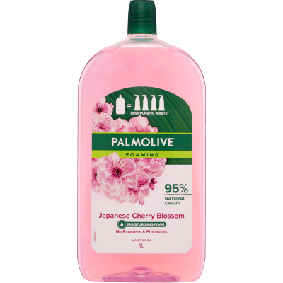 Palmolive Japanese Cherry Blossom Foaming Liquid Hand Soap Refill 1l