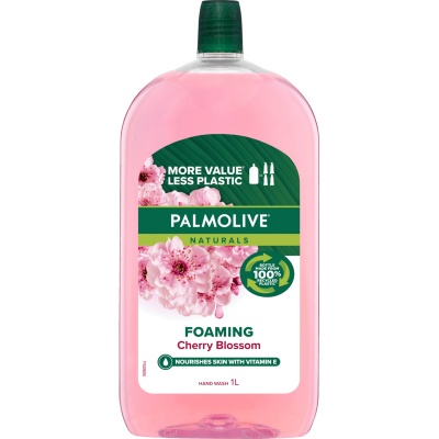Palmolive Foaming Cherry Blossom Hand Wash Refill 1l