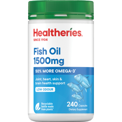 Healtheries Fish Oil 1500mg Capsules 240pk