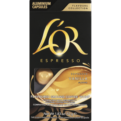 L'OR Espresso Flavours Collection Vanilla Coffee Capsules 10pk