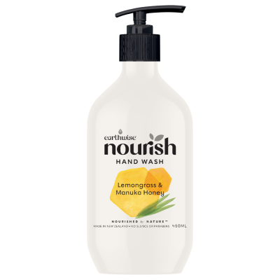 Nourish Lemongrass & Manuka Honey Hand Wash 450ml