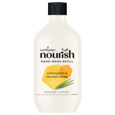 Nourish Lemongrass & Manuka Honey Hand Wash Refill 900ml