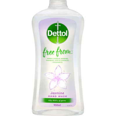 Dettol Free From: Jasmine Hand Wash Refill 950ml