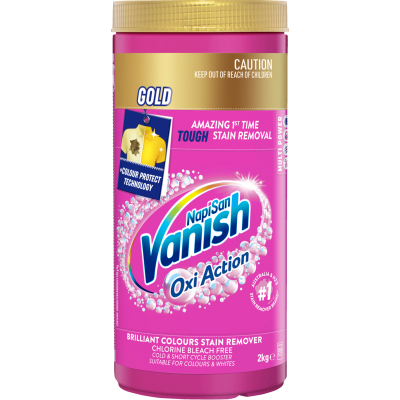 Vanish Napisan Oxi Action Gold Stain Remover Powder 2kg