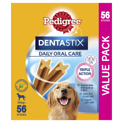 Pedigree Dentastix Large Dog Daily Oral Care Dog Treats 56pk