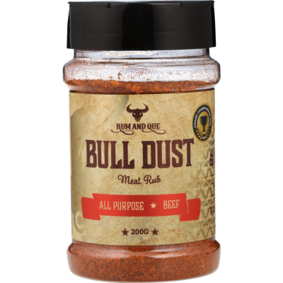 Rum and Que Bull Dust All Purpose Beef Meat Rub 200g