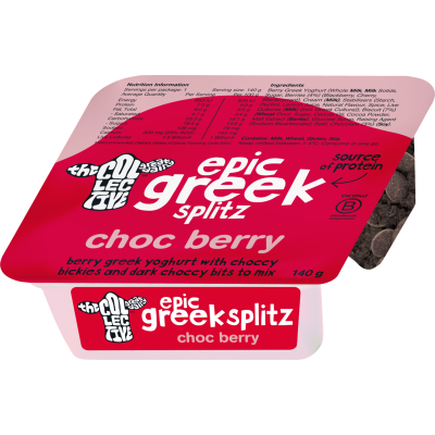 The Collective Splitz Choc Berry Greek Yoghurt 140g