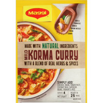 Maggi Mild Korma Curry Sauce 35g