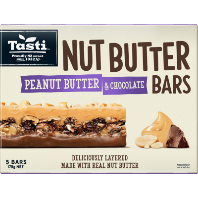 Tasti Peanut Butter Chocolate Nut Butter Bar 175g