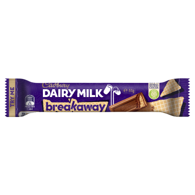 Cadbury Dairy Milk Breakaway Chocolate Bar 44g