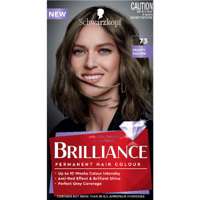 Schwarzkopf Brilliance 73 Frosty Brown Permanent Hair Colour 1pk