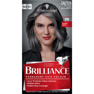 Schwarzkopf Brilliance Smoky Grey 95 Permanent Hair Colour 1pk