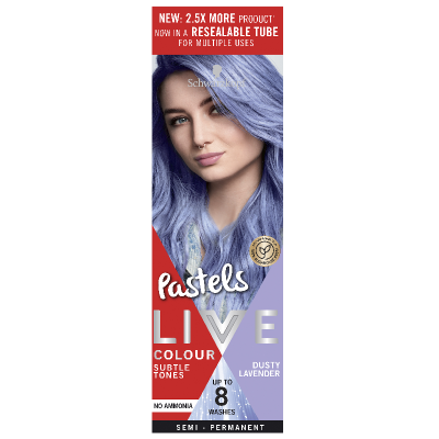 Schwarzkopf Live Pastels Dusty Lavender Semi Permanent Colour 75ml