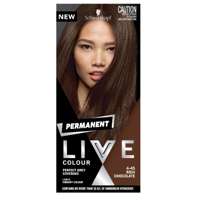 Schwarzkopf Live 4.45 Rich Chocolate Hair Colour 1pk