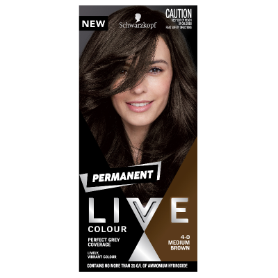 Schwarzkopf Live 4.0 Medium Brown Hair Colour 1pk