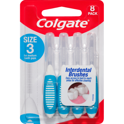 Colgate Size 3 Interdental Brushes 8pk