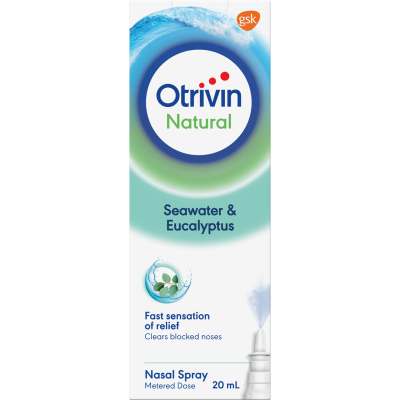 Otrivin Seawater & Eucal Nasal Spray 20ml