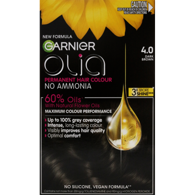 Garnier Olia 4.0 Dark Brown Hair Colour 1pk