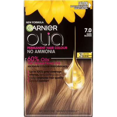 Garnier Olia 7.0 Dark Blonde Hair Colour 1pk