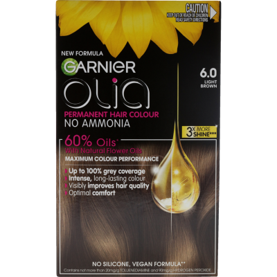 Garnier Olia 6.0 Light Brown Hair Colour 1pk