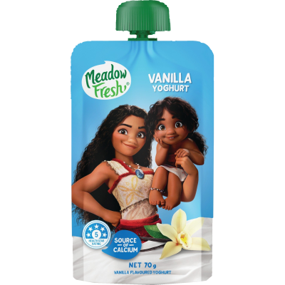 Meadow Fresh Vanilla Yoghurt Pouch 70g