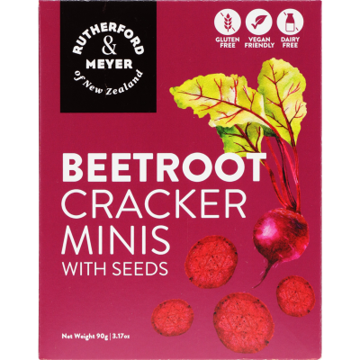 Rutherford & Meyer Beetroot Cracker Minis With Seeds 90G