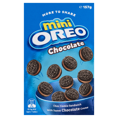 Oreo Mini Chocolate Cookies Munching Box 157g